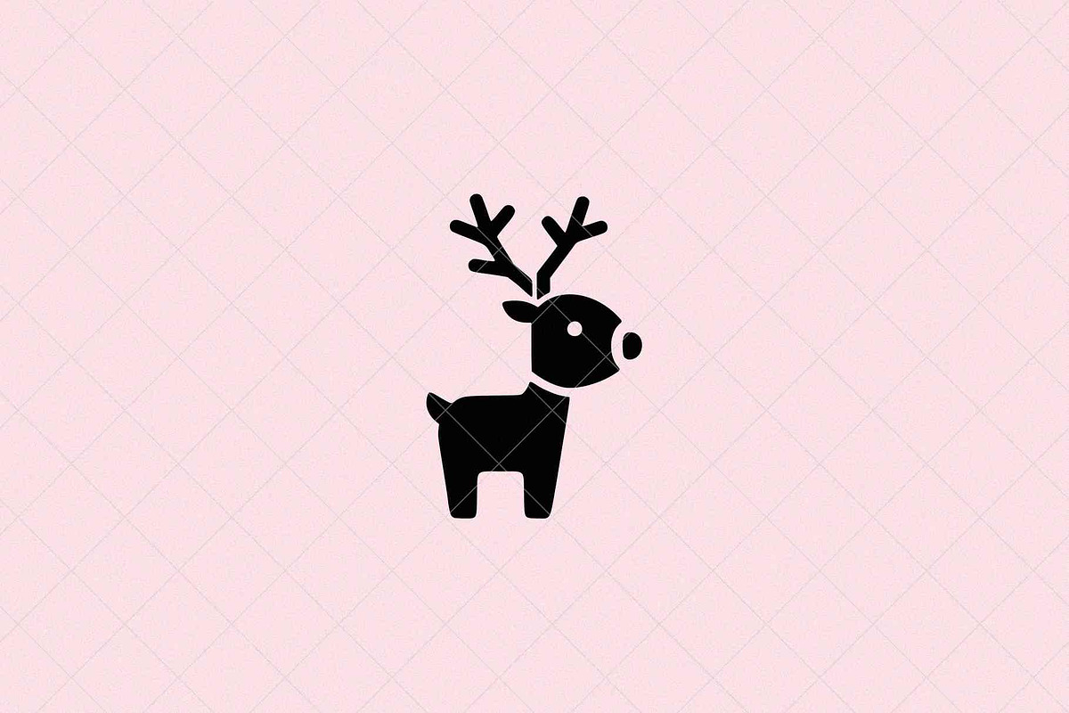 Minimalist Deer Icon Elk, an Animal Illustration by Vectorium Studio (Photo 2 of 4)
