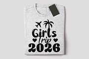 Girls Trip 2026 SVG Bundle, a Graphic by M9 Design (Thumbnail 7 of 14)