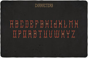 Red Devil Typeface, a Symbol Font by VozzyStock (Thumbnail 2 of 5)