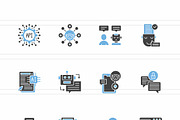 AI Chatbot & Conversational UX Icons, a Solid Icon by IconBunny (Thumbnail 2 of 2)