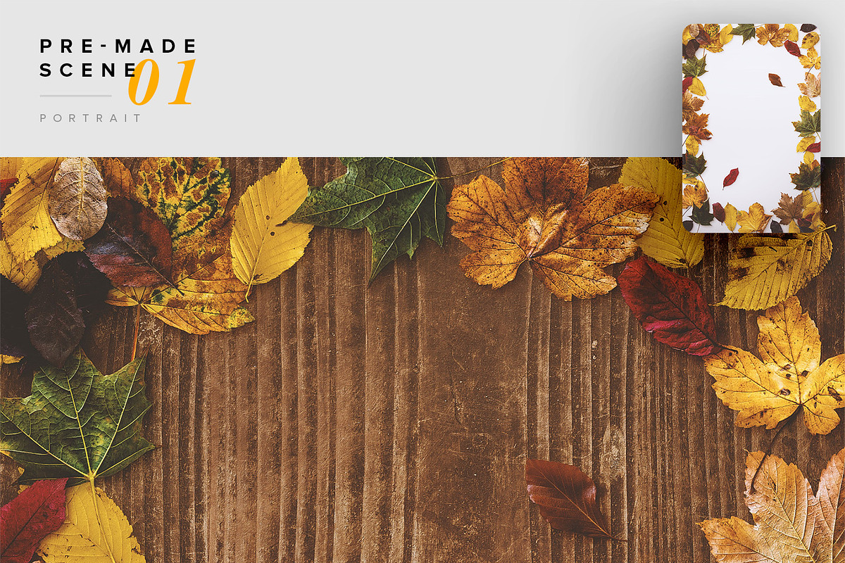 Fall & Autumn Custom Scene Creator, a Product Mockup by Custom Scene (Photo 11 of 22)