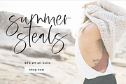 Moonstone | Handwritten Script Font, a Script Font by KA Designs (Thumbnail 4 of 20)