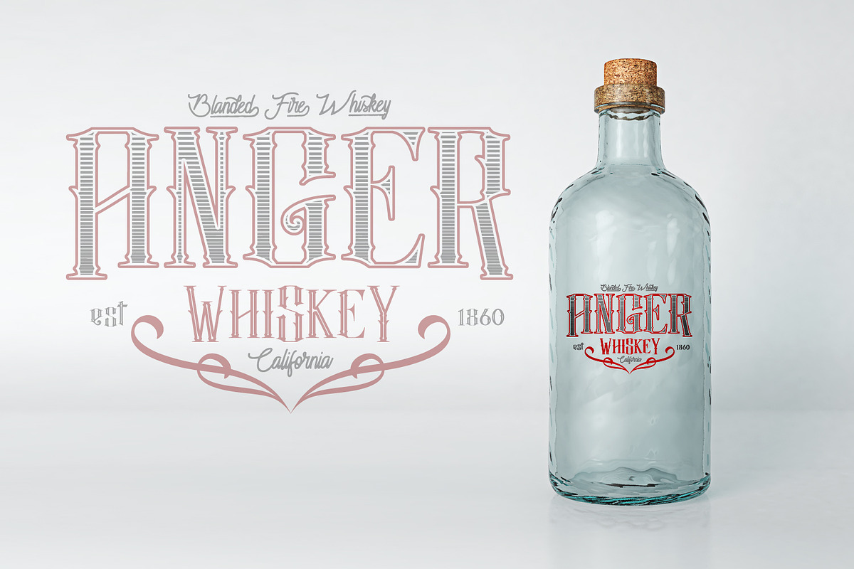 Justify I Blackletter Font preview 6