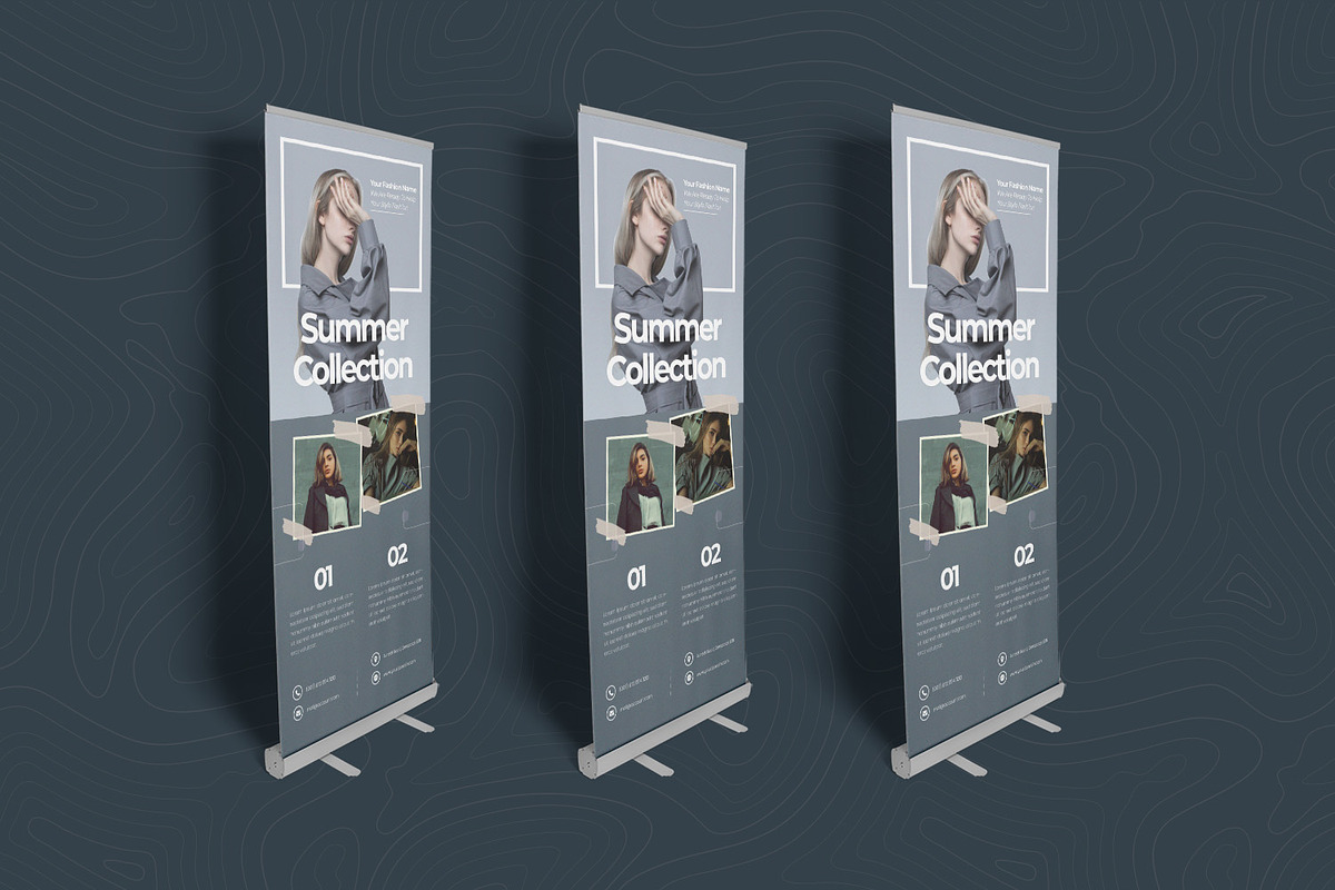Summer Collection Roll Up Banner, a Print Template by Esensifiksi.studio (Photo 2 of 2)