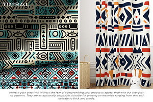 Ethnic-Inspiredf Tribal Pattern Set