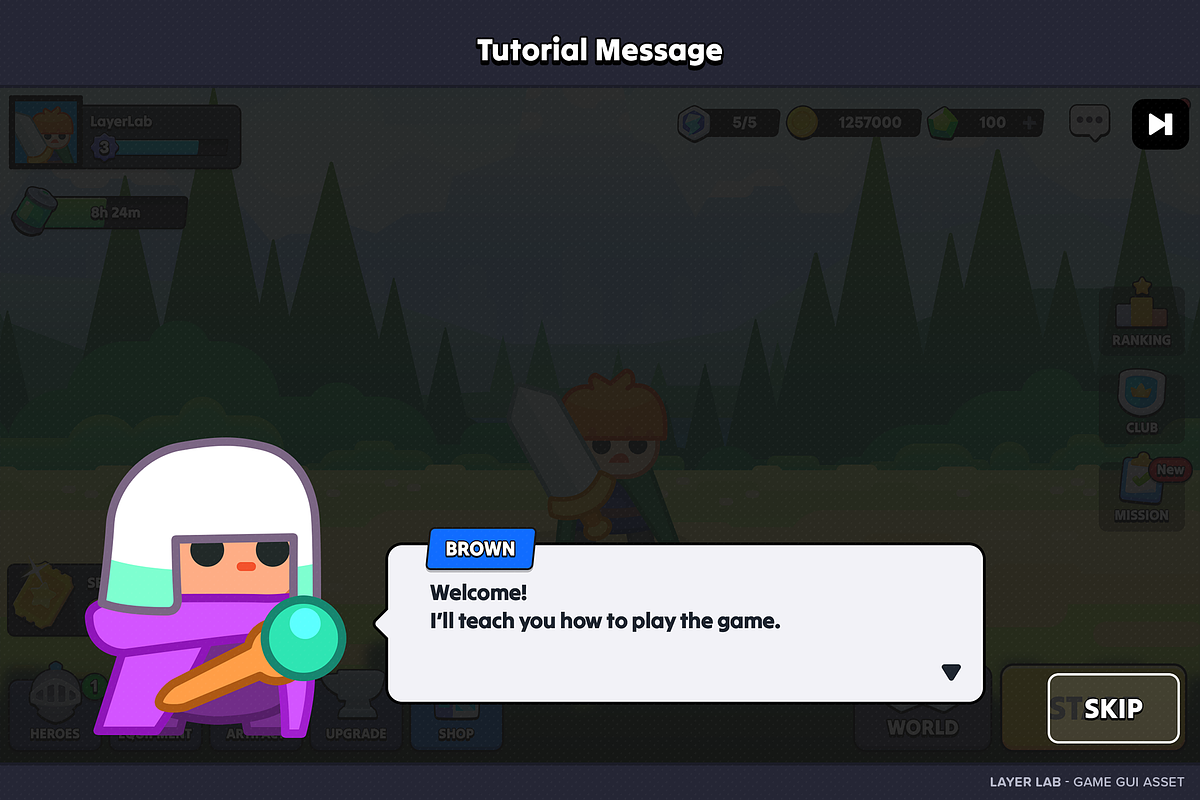 GUI - Casual Fantasy, an UI Kit Template by LAYERLAB (Photo 8 of 20)