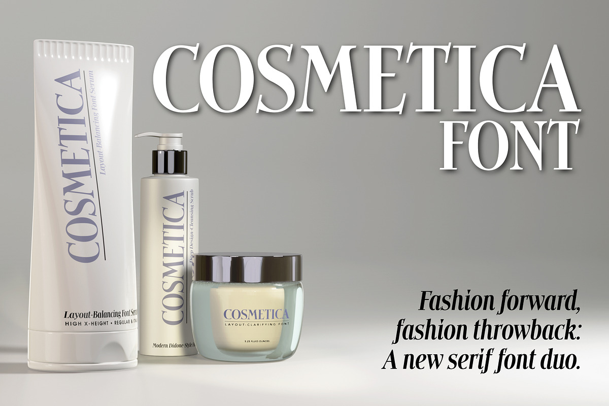 Cosmetica Font, a Serif Font by Mysterylab Designs (Photo 2 of 14)