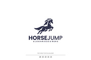 Silhouette Horse Logo Design, a Branding & Logo Template by Artnivora.Std (Thumbnail 1 of 4)