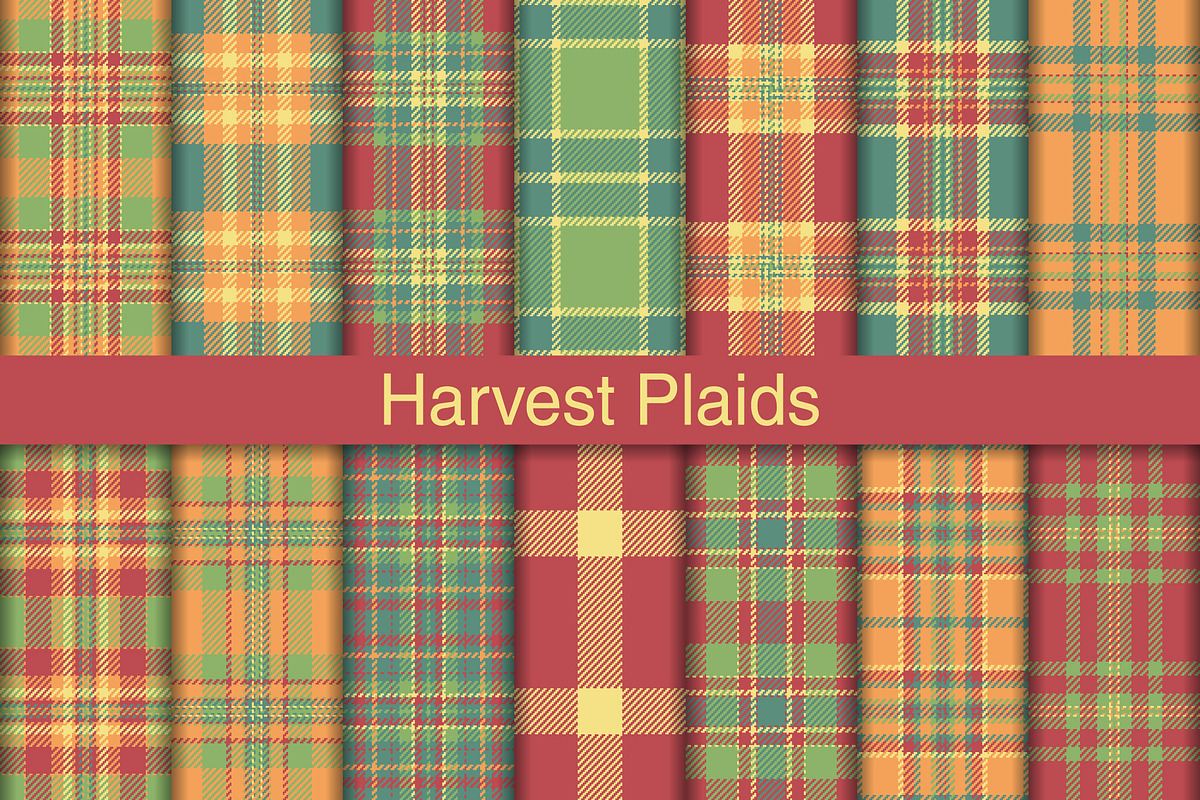 #189 Harvest Plaid Patterns, a Pattern Graphic by Plaid4You (Photo 1 of 5)
