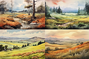 Serene Landscapes Collection