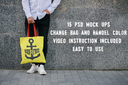 Tote Bag Mock Up Pack, a Product Mockup by Arfis (Thumbnail 2 of 20)