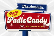 Padle Candy | Chunky Script, a Script Font by Jolicia Type (Thumbnail 1 of 10)