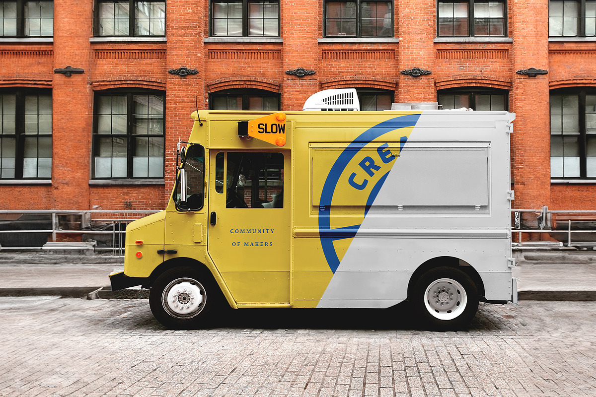 Food Truck Vinyl Wrap Mockup, an Advertising Mockup by SUH-NY (Photo 14 of 17)
