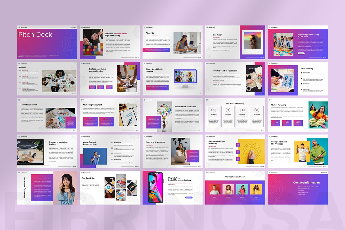 Summarecon Digital Marketing GSL, a Presentation Template by FIBRINOSÄ (Photo 2 of 2)