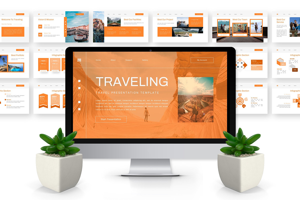 Traveling - Travel Google Slide, a Presentation Template by Deepslide Studio (Photo 5 of 6)