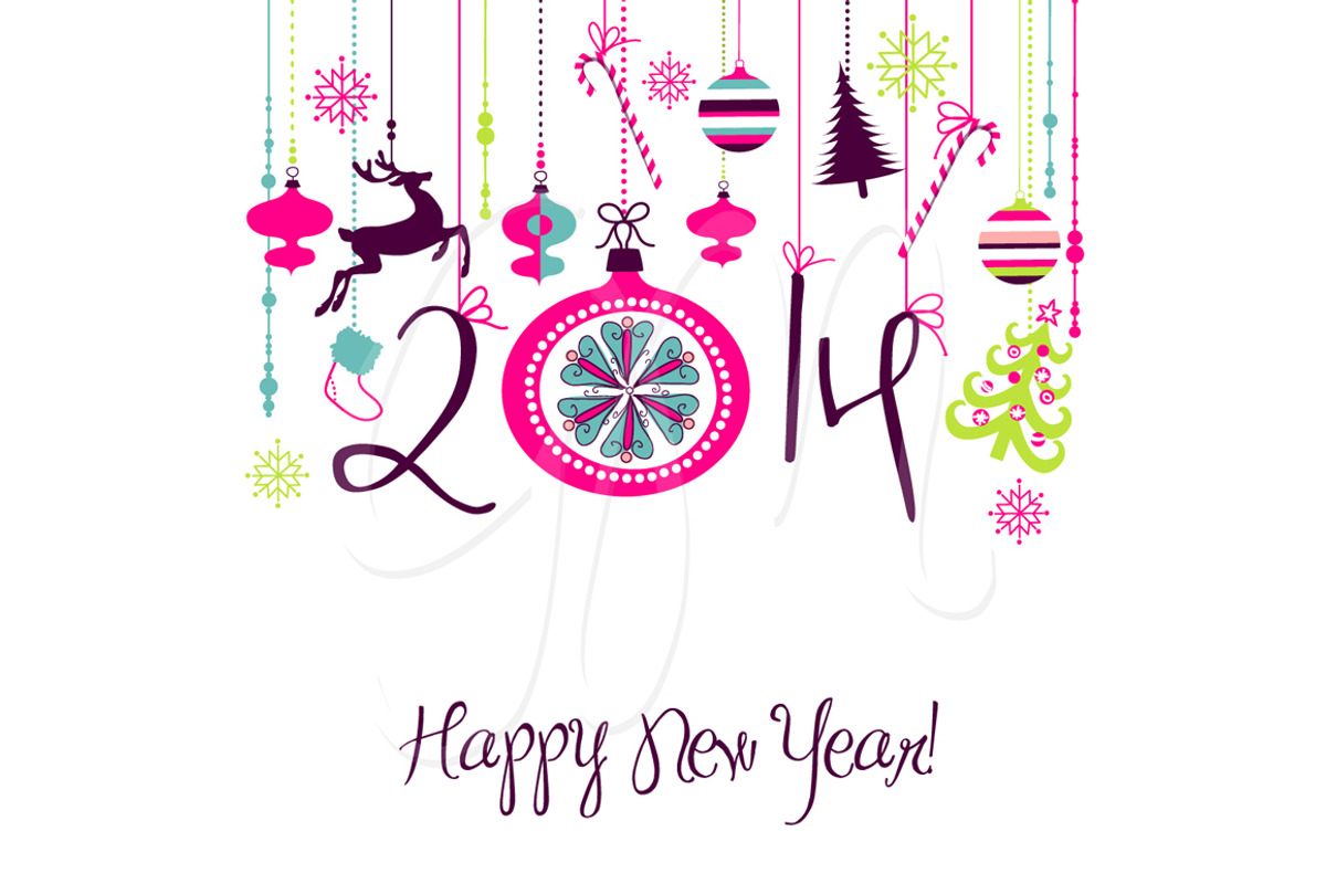 2014 year Digital Clip Art, a Decorative Illustration by GraphicMarket (Photo 2 of 5)