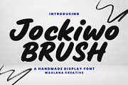 Jockiwo Casual Handmade Display Font, a Handwritten Font by Maulana Creative (Thumbnail 1 of 7)