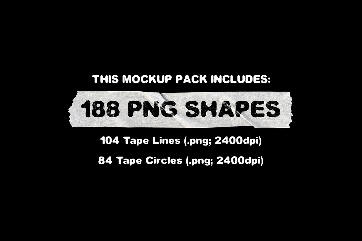 PNG TAPE lines & circles shapes PACK, an Object Graphic by BORT GRAPHIC (Photo 2 of 8)