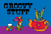 Groovy Stuff, an Illustration by Minhocossauro Emporium (Thumbnail 2 of 3)