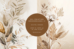 Floral Oil Backgrounds II