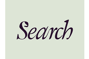 A modern vector typography design
