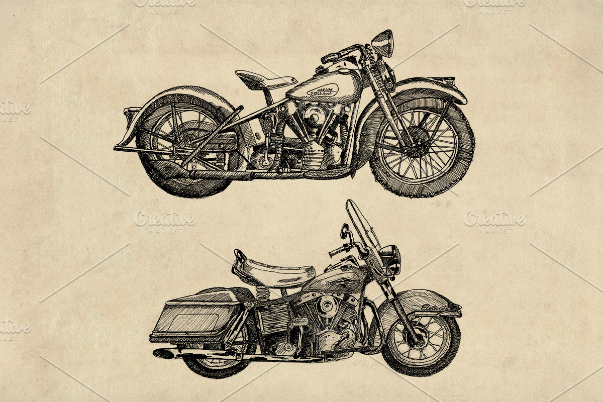 American Classic Motorcycles, an Illustration by Doggy Days (Photo 1 of 4)