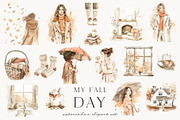 My Fall Day, a Seasonal Illustration by PeDe Designs (Thumbnail 8 of 12)