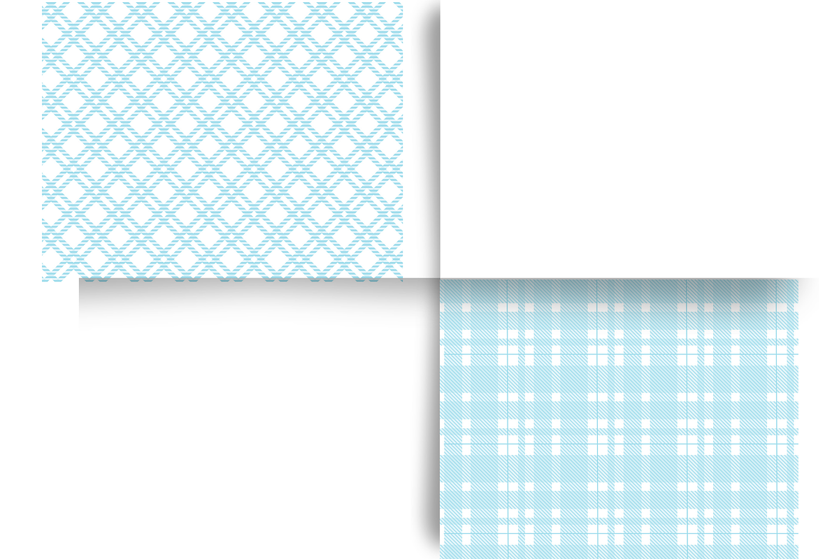 Light Blue Plaid Seamless Designs, a Pattern Graphic by Earley Bird Design Studio (Photo 6 of 8)