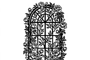 50 Floral French Window Ornament, a Decorative Illustration by Amazin_art (Thumbnail 18 of 44)
