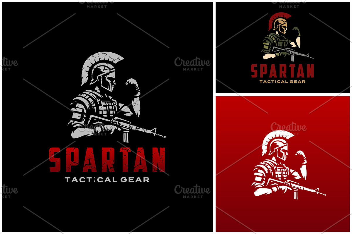 Miliary Tactical Gear Spartan Logo, a Branding & Logo Template by Enola99d (Photo 3 of 3)