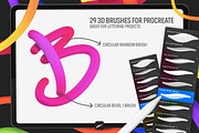 3D Brushes: Procreate, a Brush Add-On by Leonard Posavec (Thumbnail 6 of 6)