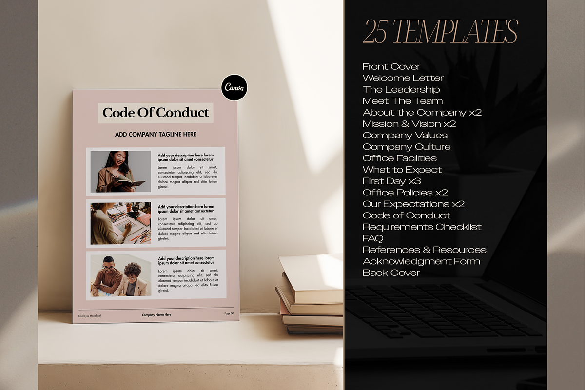 Employee Handbook Template, a Magazine Template by Creatif Foundry (Photo 6 of 8)