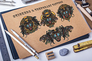 Black panthers tattoo, a Background Graphic by intueri (Thumbnail 3 of 12)