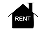 Real estate icon template, a Solid Icon by Sumberpangan (Thumbnail 1 of 3)