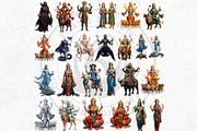 Hindu Gods Pantheon cliparts V2, a Person Illustration by ThatsDesignArt (Thumbnail 8 of 12)