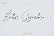 Butter Signature w/ Tons of Ligature, a Script Font by Azcreative Studio (Thumbnail 1 of 9)