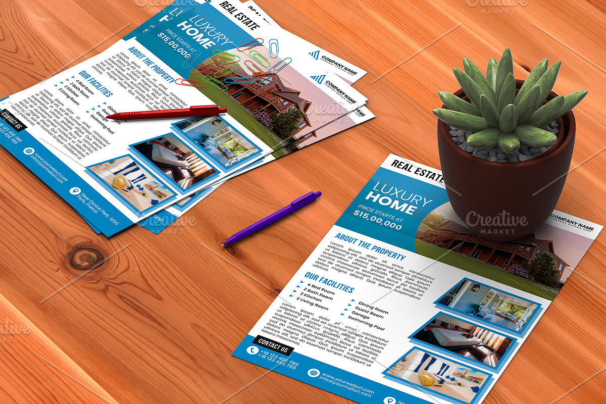 Creative Modern Flyer Template, a Flyer Template by MG Graphics (Photo 4 of 7)