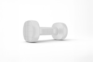 Neoprene Dumbbells Mockup, a Merchandise Mockup by Qaleb Studio