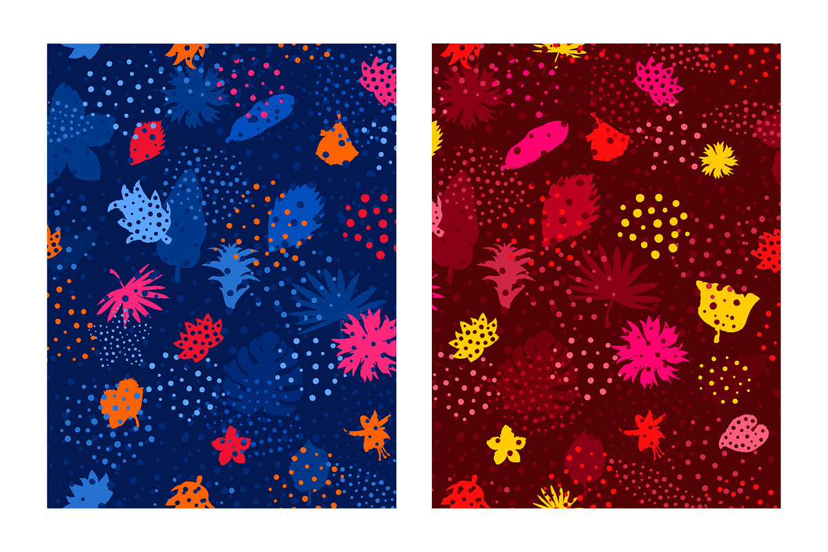 Bright floral patterns, a Pattern Graphic by Hellgram (Photo 2 of 7)