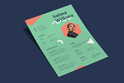 Creative Minimal CV Resume, a Resume Template by Neermana (Thumbnail 3 of 5)
