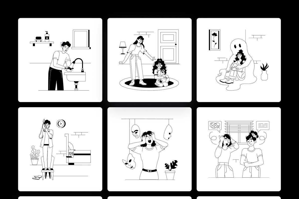Animated Mental Health Illustrations, a Person Illustration by Prosymbols (Photo 12 of 13)