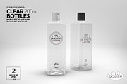 Clear 200ml PET Bottles Mockup, a Packaging Mockup by INCDesign (Thumbnail 9 of 10)