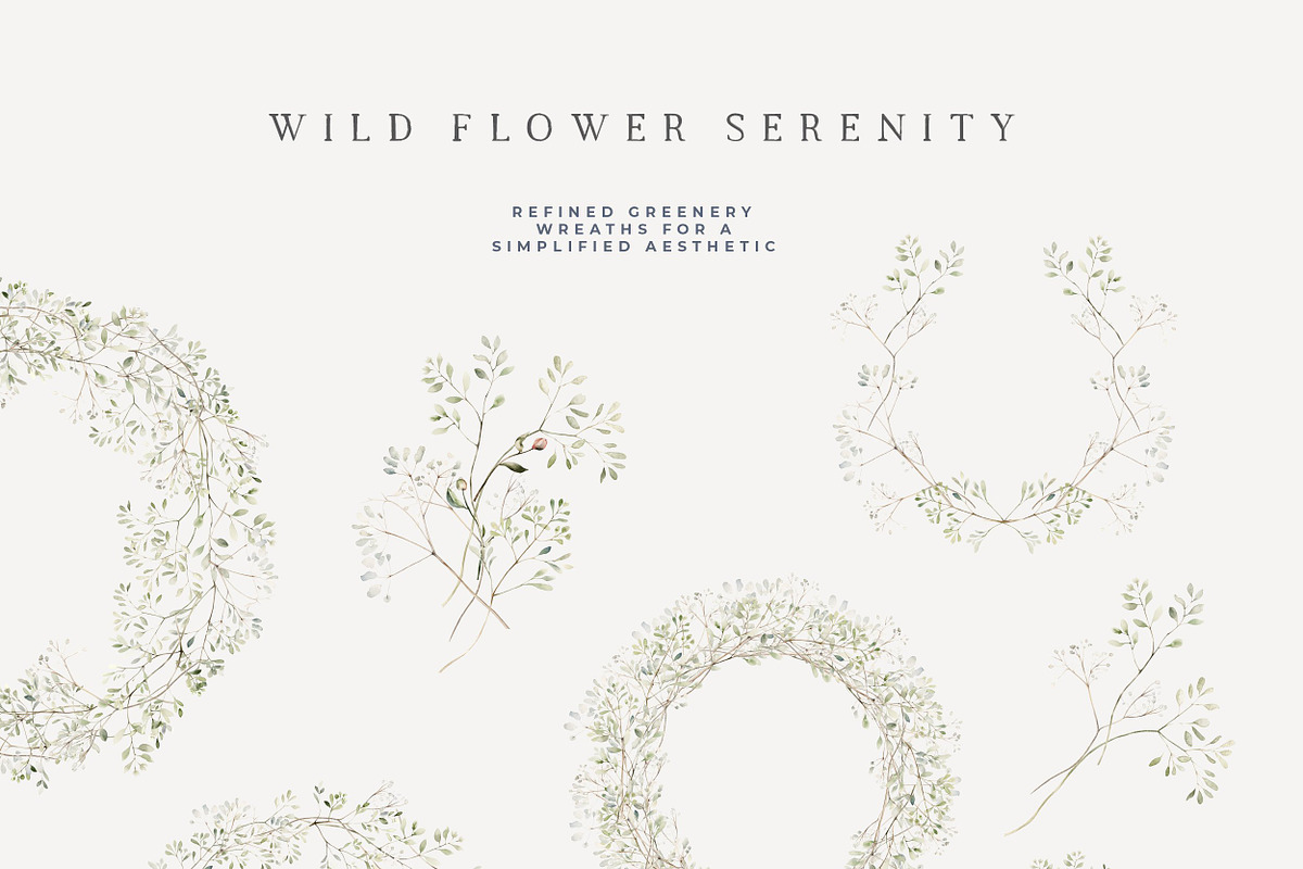 Wildflower Wedding Watercolor Bundle, a Decorative Illustration by Laras Wonderland (Photo 16 of 20)