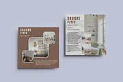 Square Flyer Brochure Mockup., an Advertising Mockup by GraphicWindow (Thumbnail 2 of 7)
