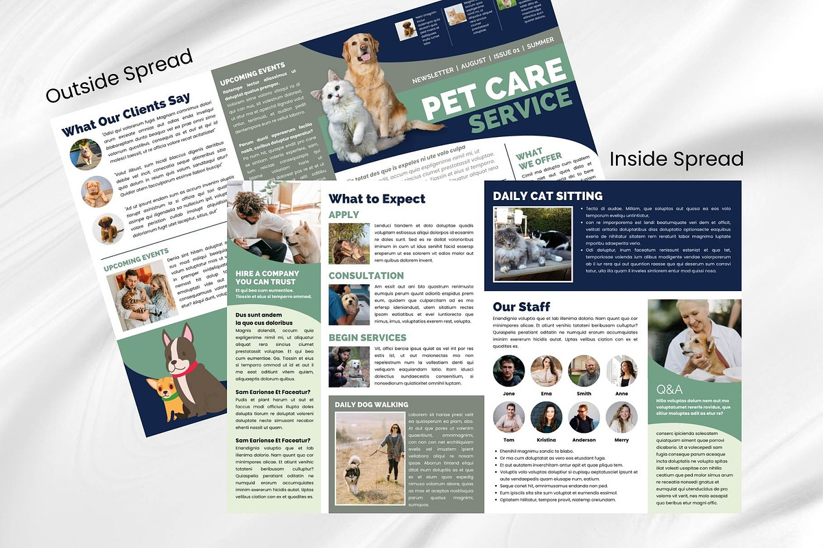 Canva Newsletter Template Pet Care, an Email Template by PixelCraft (Photo 9 of 15)