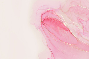 Pink Ink Fluid Textures