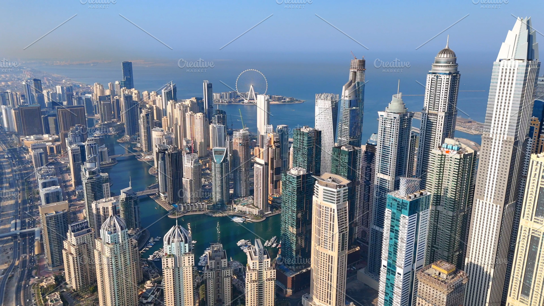 Dubai marina., an Architecture Photo by MorningStar