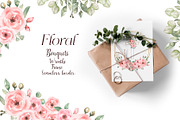 Watercolor delicate floral set, a Decorative Illustration by MayaNavits (Thumbnail 4 of 10)