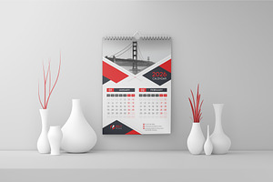 Wall Calendar 2026, a Stationery Template by VectStock