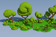 Trees And Bushes, an Environmental 3D Model by Saintpix (Thumbnail 14 of 35)